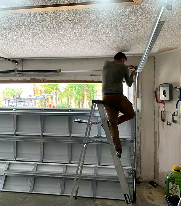 Garage Door Track Replacement in Parkland, FL