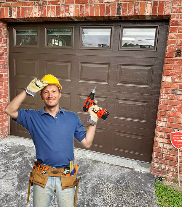 Single Garage Door Replacement in Parkland, FL